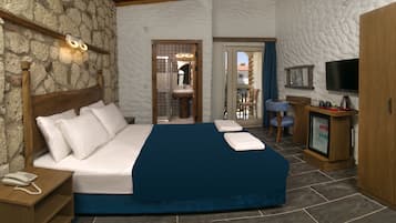 Double Room, Balcony | Premium bedding, minibar, desk, iron/ironing board