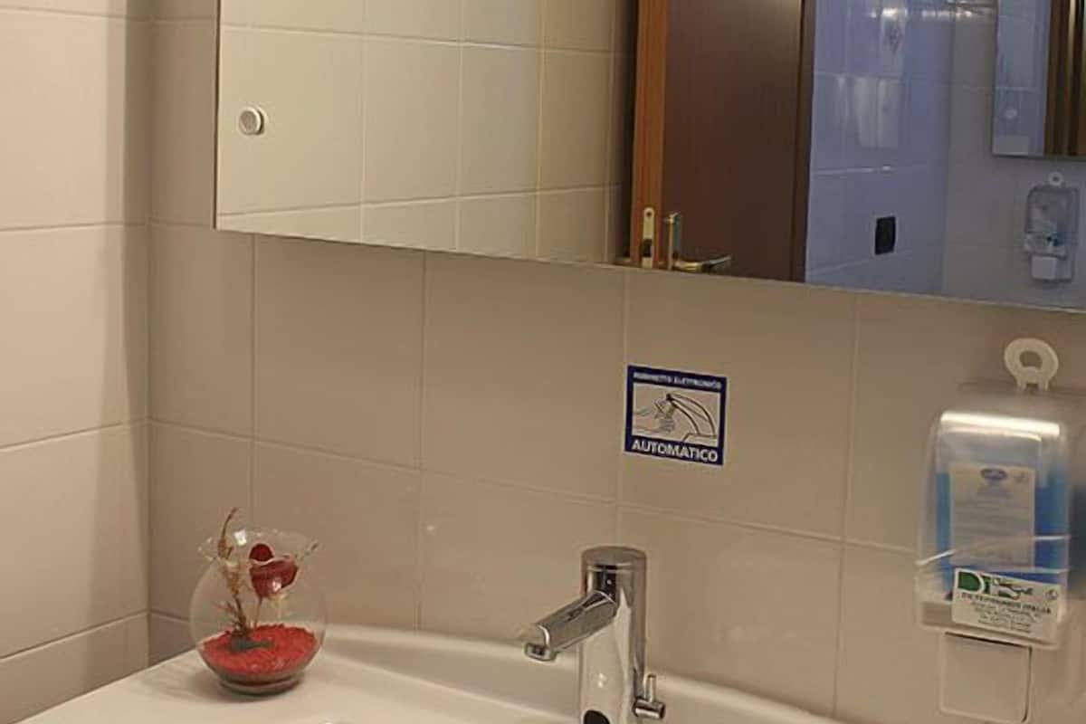 shower, free toiletries, hair dryer, bidet