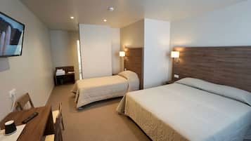 Superior Triple Room | 1 bedroom, desk, laptop workspace, iron/ironing board