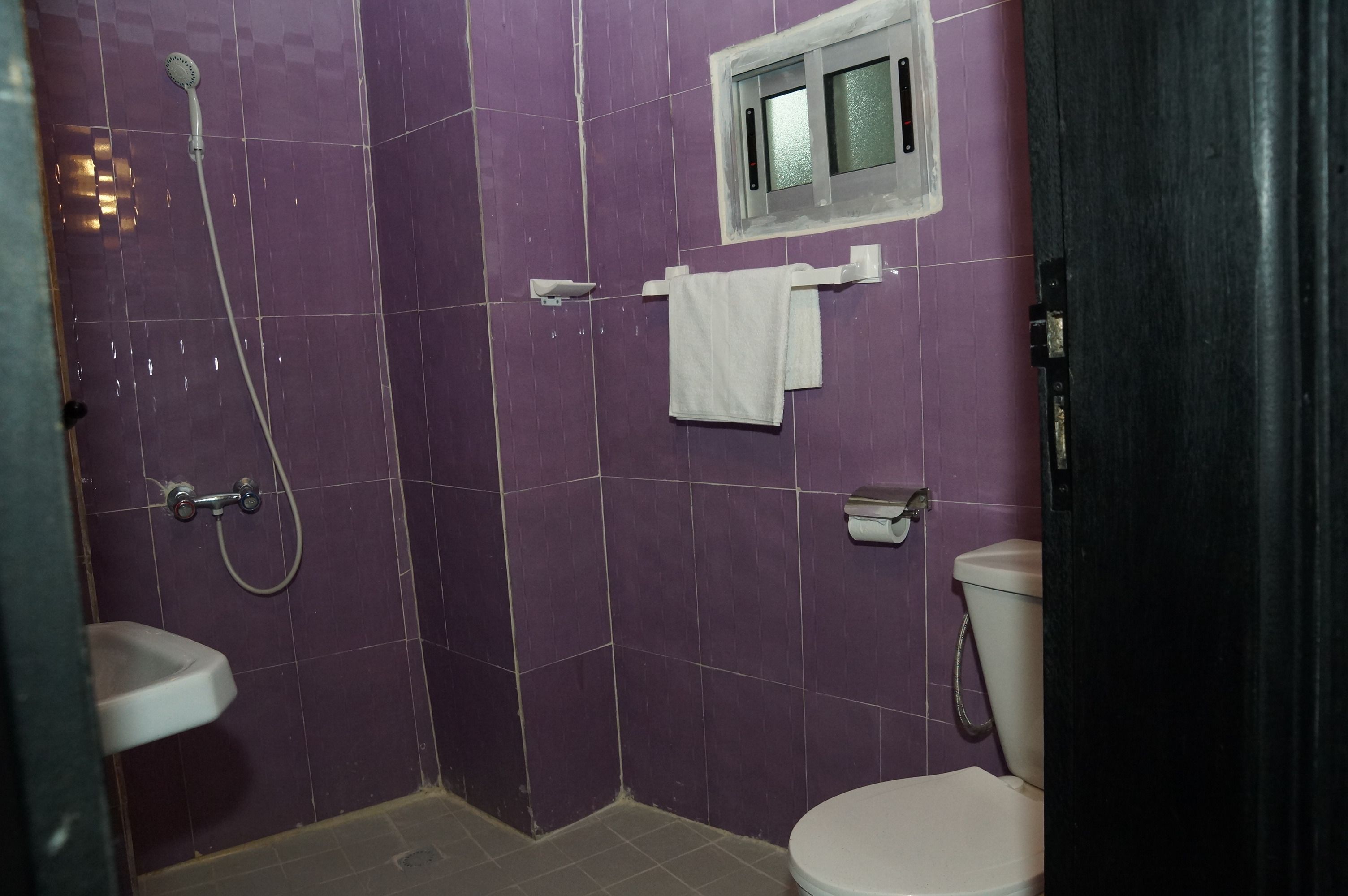 standard single room, 1 double bed | bathroom | shower, free toiletries, bidet, towels