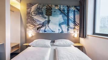 Dobbeltrom | Skrivebord, lydisolert, wi-fi (inkludert) og sengetøy