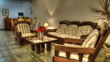 Sala de estar en el lobby