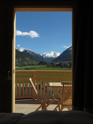 Blick von der Unterkunft