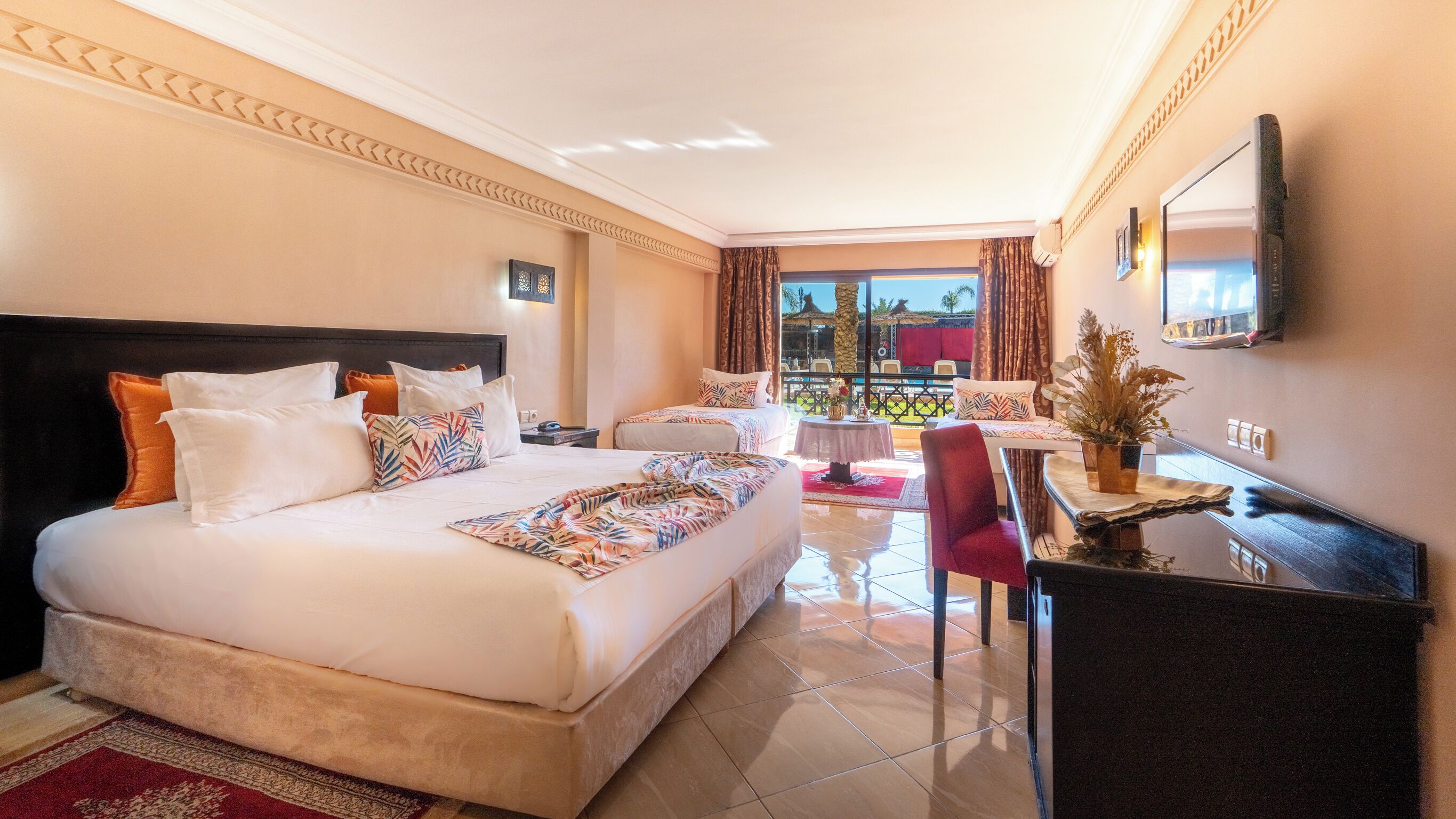 Family Room | Premium bedding, minibar, in-room safe, individually decorated