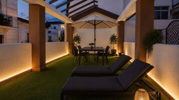 Deluxe-Apartment | Terrasse/Patio