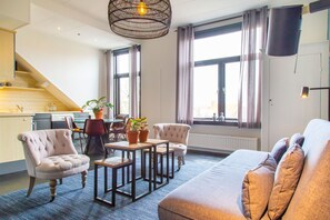 Leilighet – deluxe (Vierwegen) | Safe på rommet, barnesenger, wi-fi (inkludert) og sengetøy