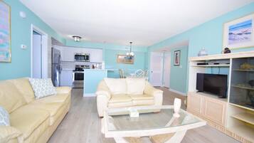 Condo, 2 Bedrooms | Living area | TV, DVD player
