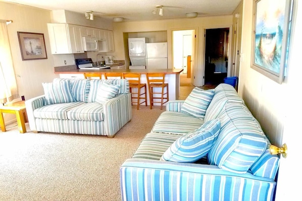 Condo, 3 Bedrooms | Living room | TV, DVD player - Severn I 208 3 Br condo by RedAwning (Ocean City)