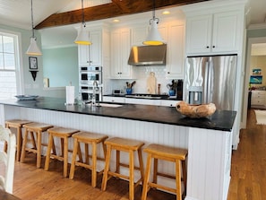 House, 5 Bedrooms | Private kitchen | Full-size fridge, microwave, oven, stovetop - Gray Goose 5 Bedroom Home by RedAwning (Supply)