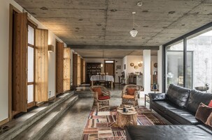 House, 4 Bedrooms, Ocean View | Living area | LCD TV, fireplace