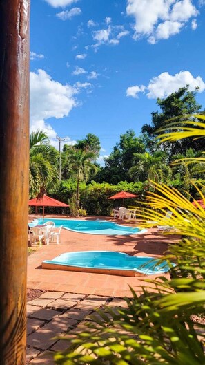 2 outdoor pools, pool loungers - Pousada Mirante de Lençóis (Lençóis)