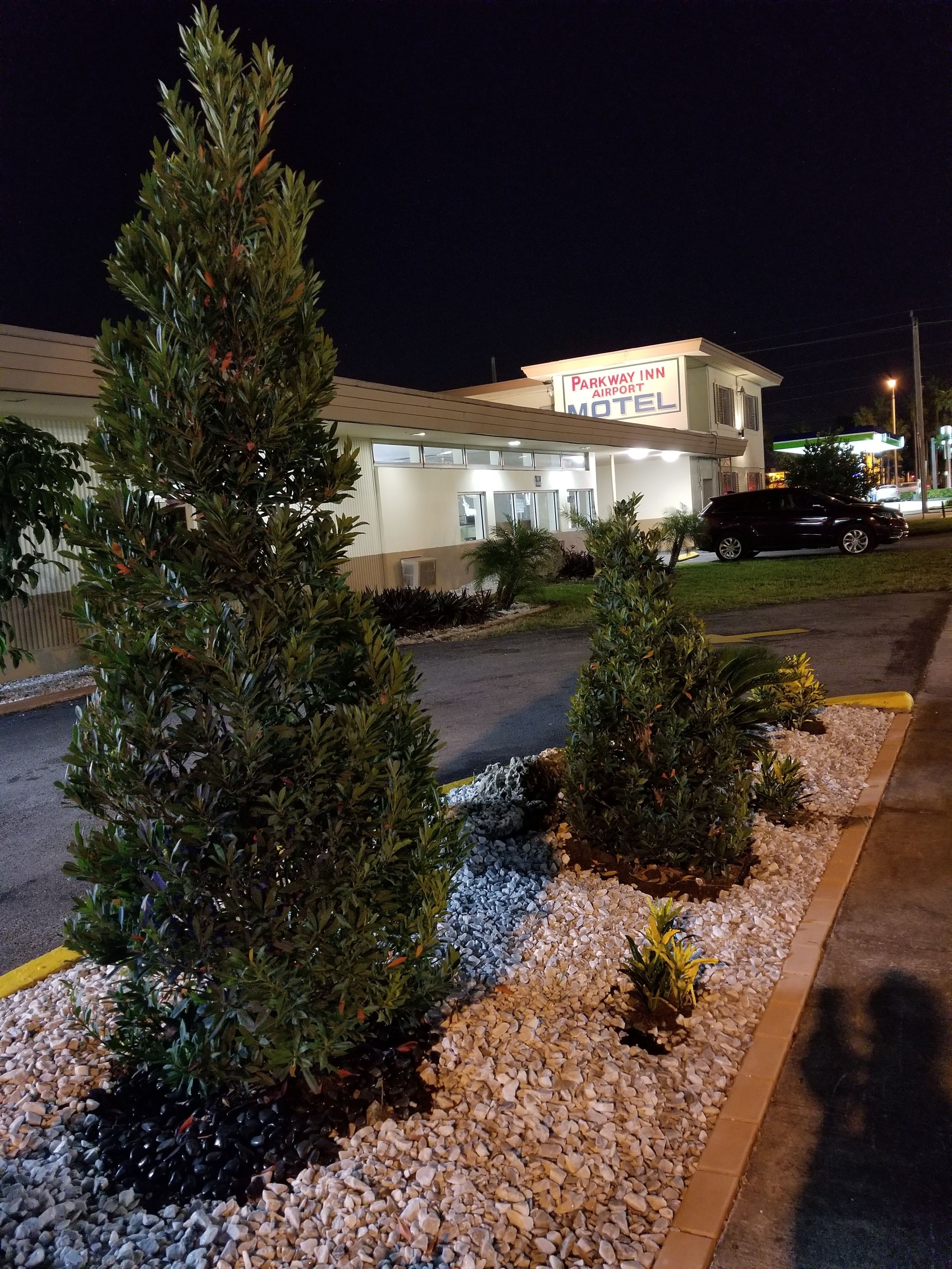 Front of property - evening/night