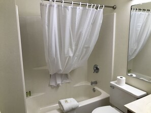 淋浴/盆浴组合、大花洒淋浴喷头、免费洗浴用品、毛巾