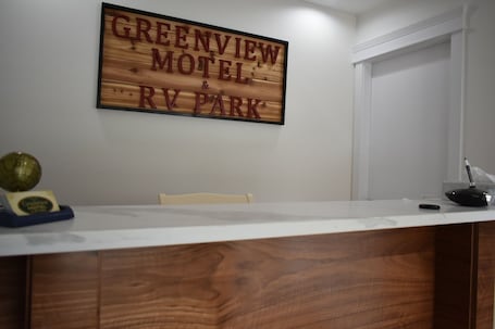 Reception. Greenview Motel and RV Park