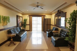 Lobby sitting area