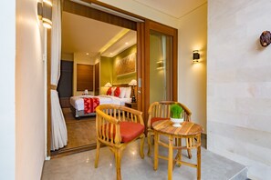 Terrace/patio - River Sakti Resort (Ubud)