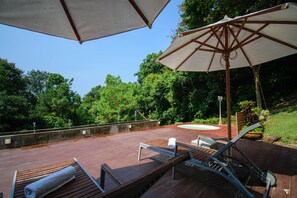 Blick auf den Garten