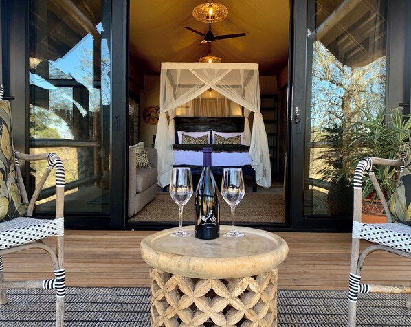 Luxury Tented Suite 5 | In-room safe, free WiFi, bed sheets - Sausage Tree Safari Camp (Hoedspruit)