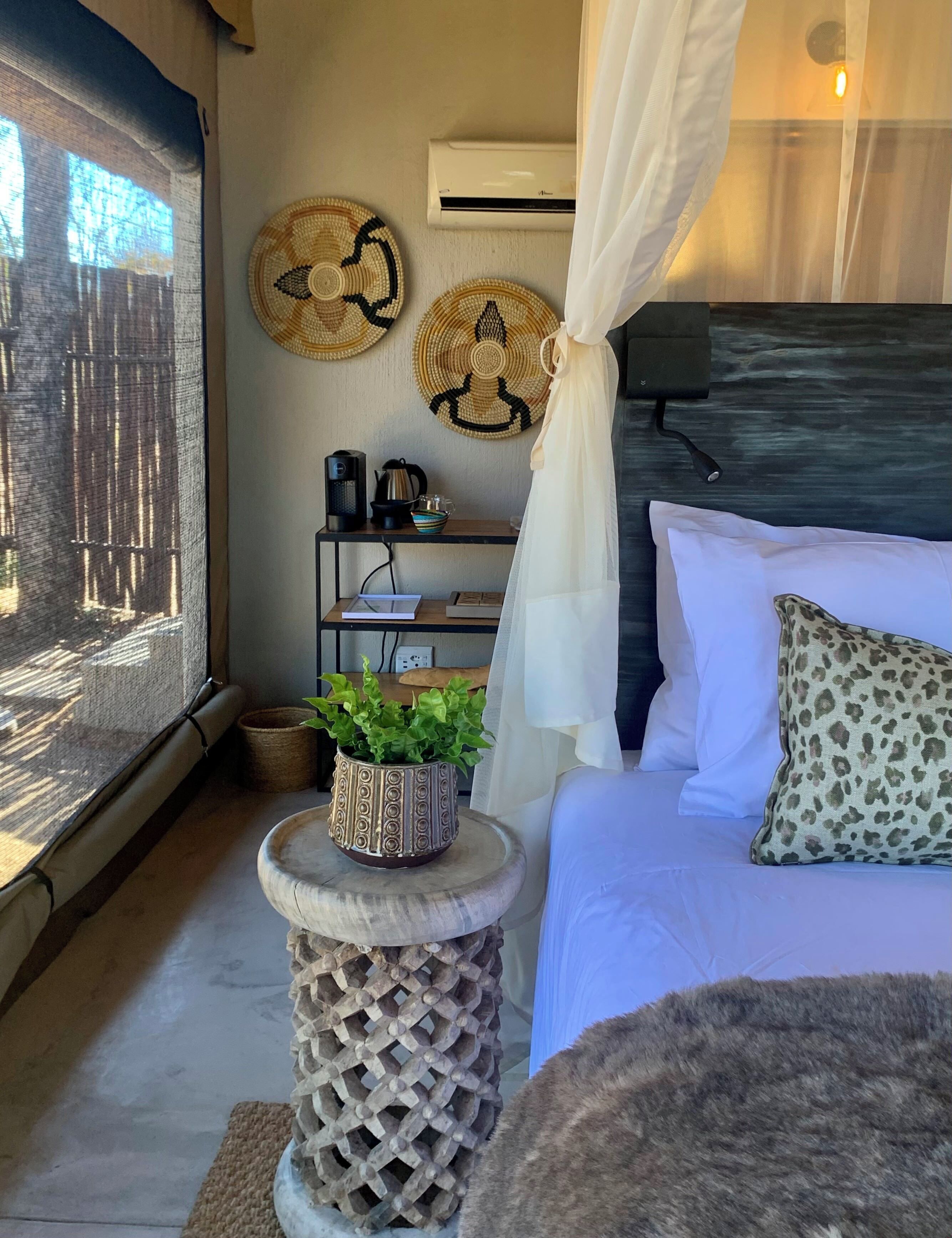 Luxury Tented Suite 5 | In-room safe, free WiFi, bed sheets