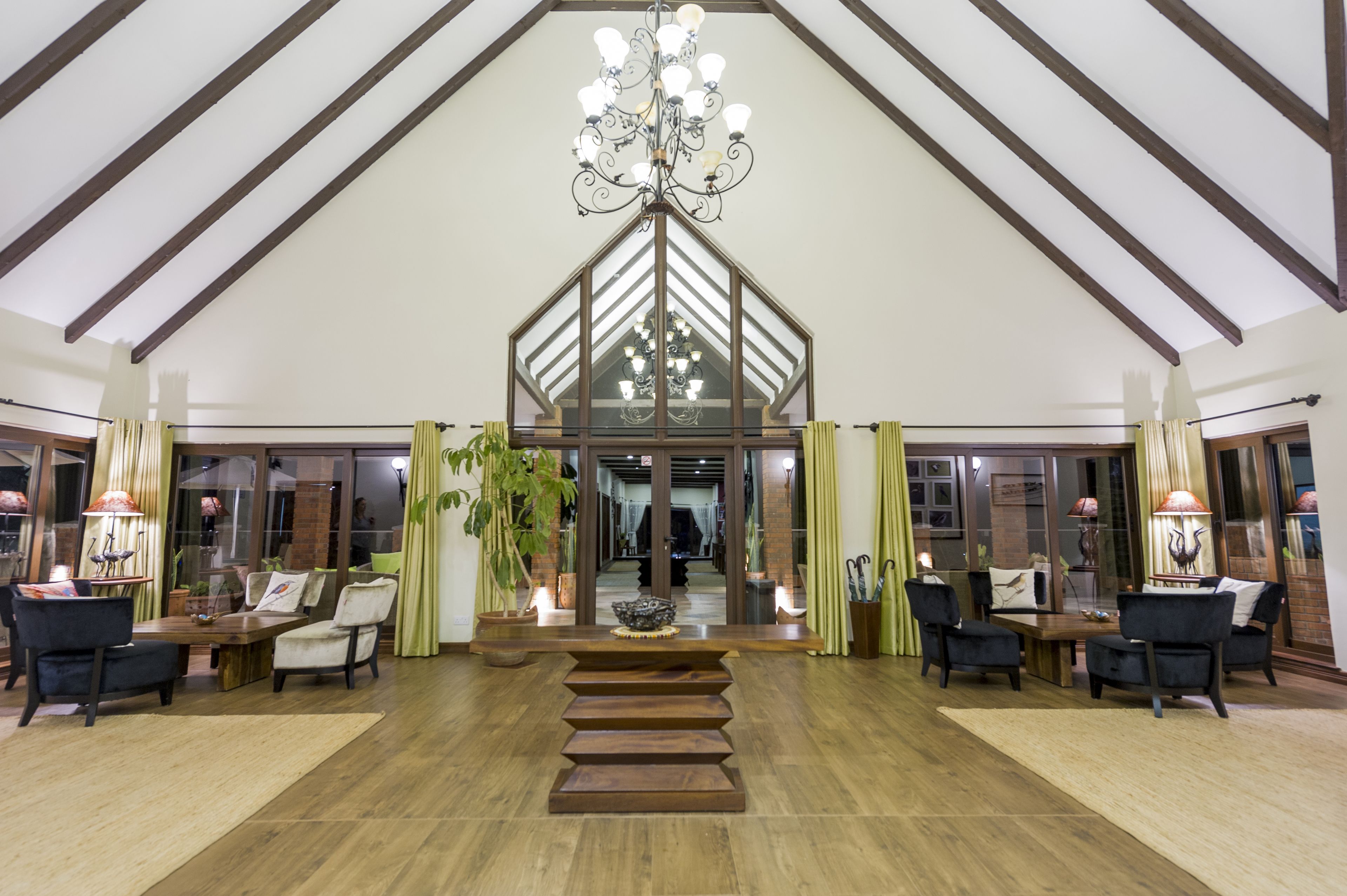 Sala de estar en el lobby