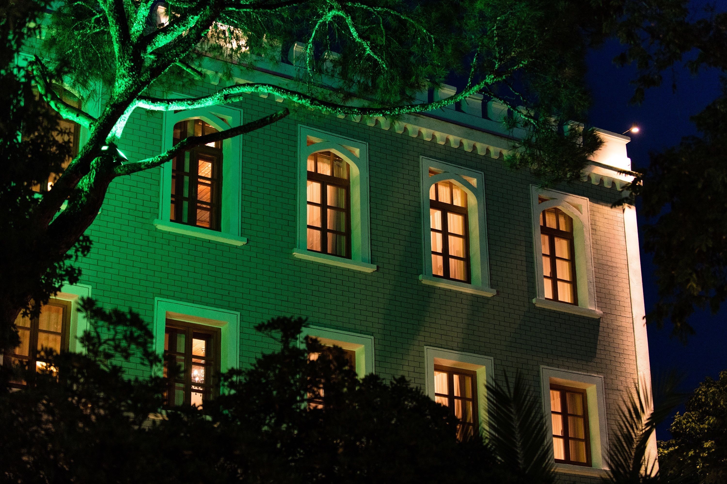 front of property – evening/night