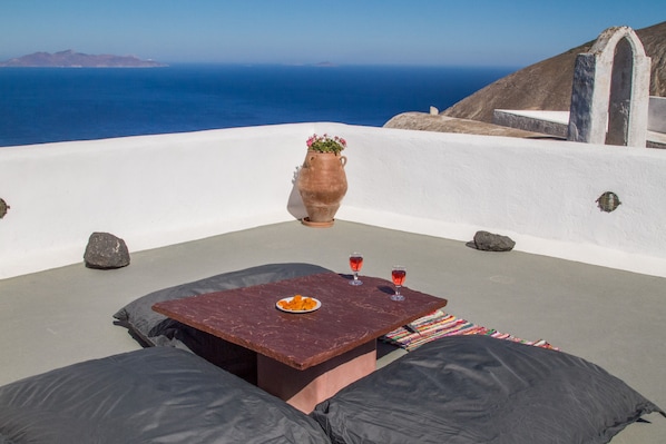 Villa, Sea View | Terrace/patio - Skyline Villa (Santorini)