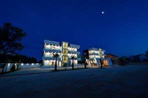 Front of property – evening/night