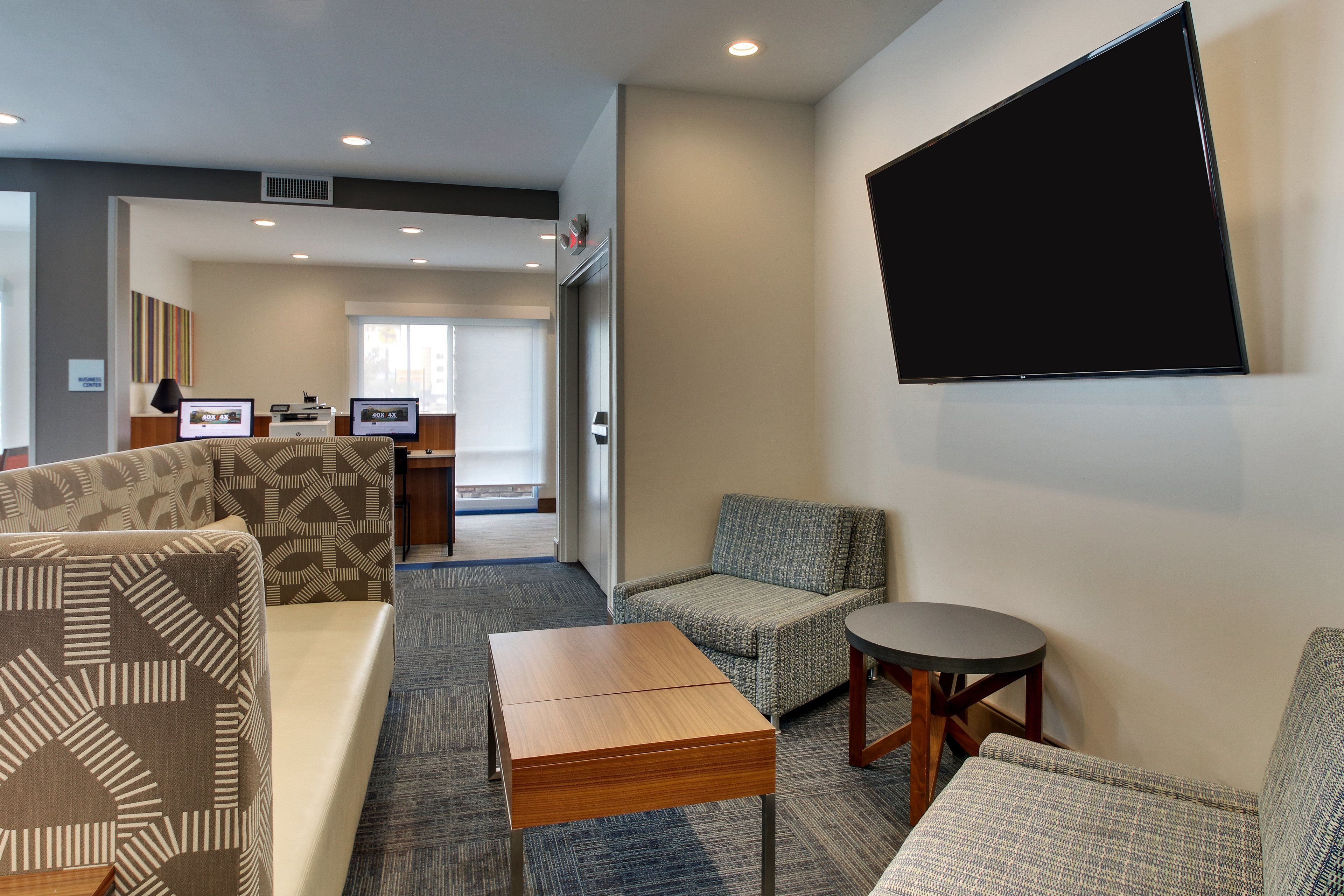 flat-screen tv, ipod dock