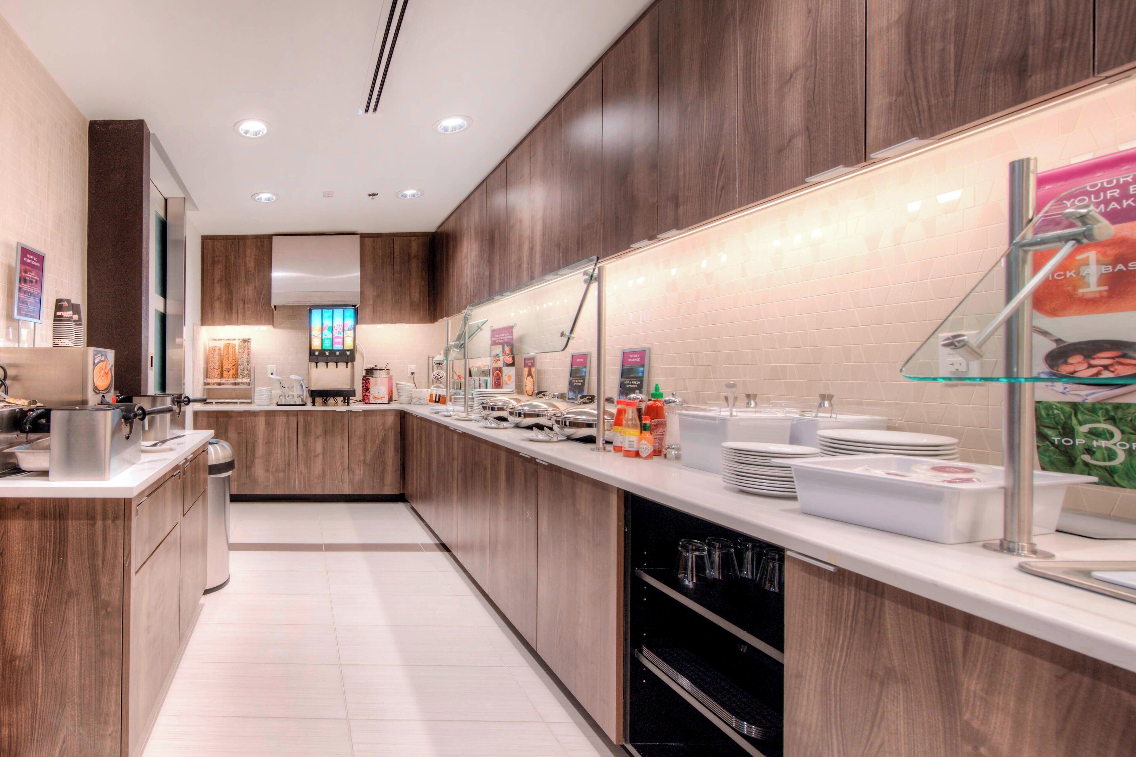 free daily self-service breakfast