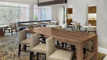 Free daily self-service breakfast