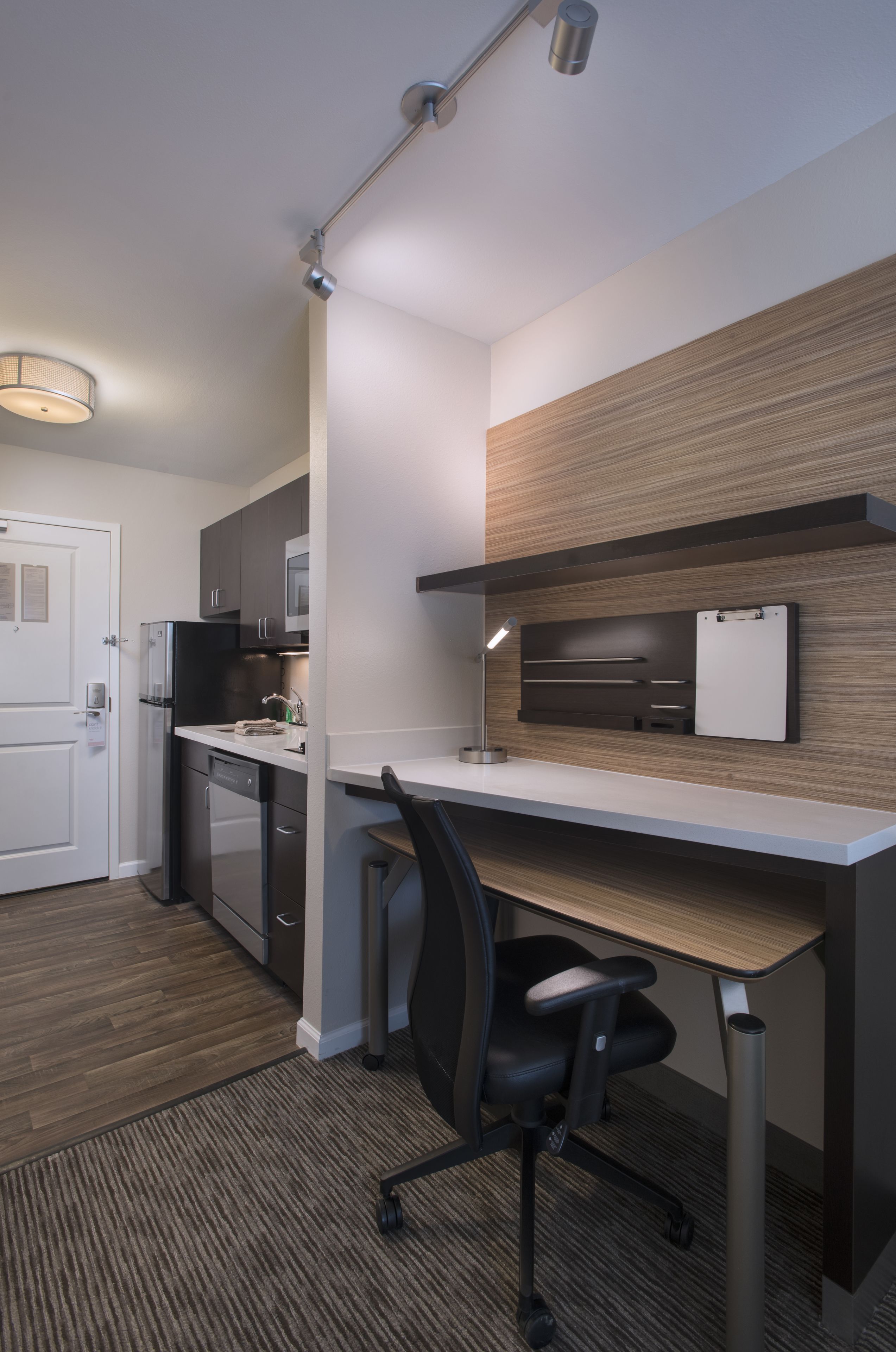 Studio, 1 Queen Bed with Sofa bed | Private kitchenette | Full-sized fridge, microwave, stovetop, dishwasher