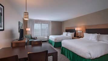 Desk, blackout drapes, iron/ironing board, free WiFi