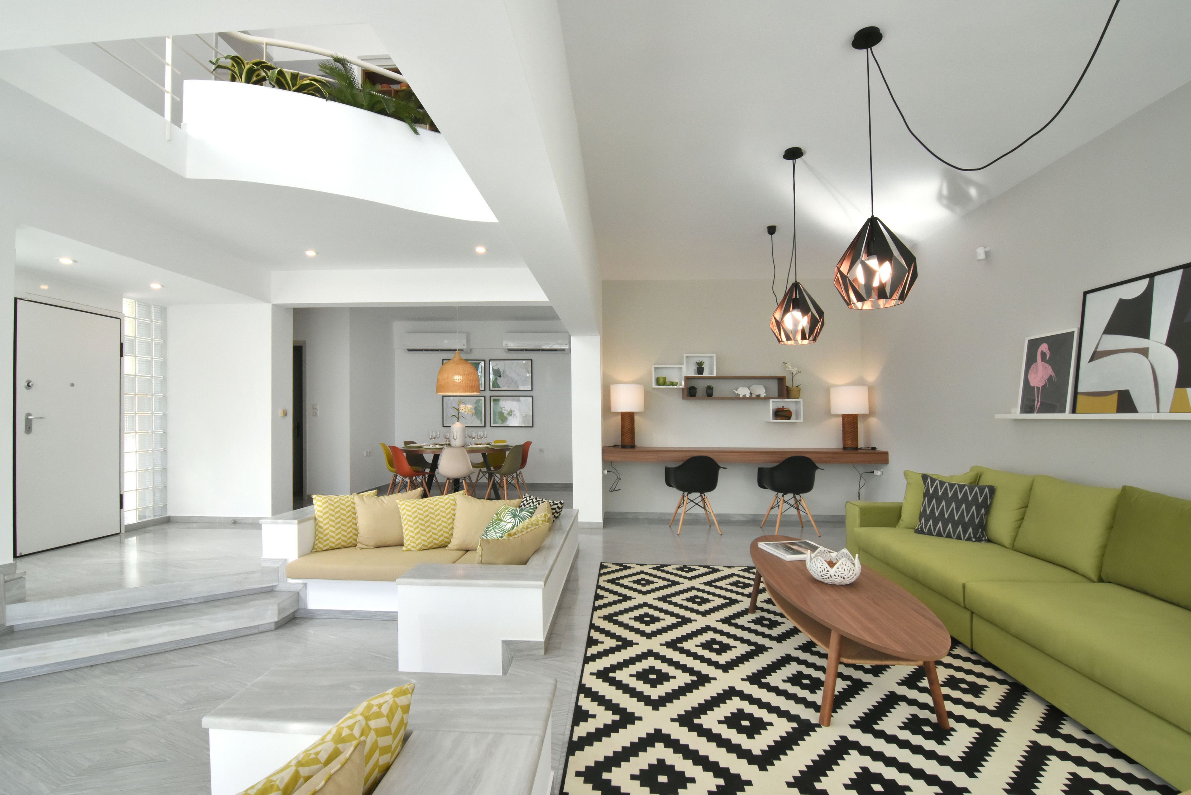 Villa, 4 Bedrooms | Living area | 55-inch flat-screen TV with satellite channels, TV, DVD player