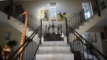 Interior entrance