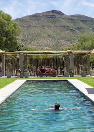 Outdoor pool. Langhuis Graaff Reinet