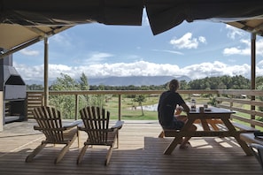 Uitzicht vanuit accommodatie