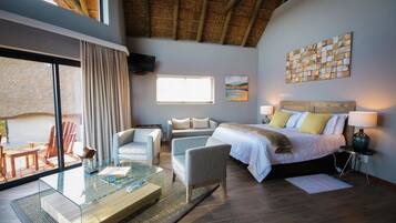 Kamar Keluarga (Leopard ) | Seprai katun Mesir, seprai premium, bantalan ekstra lembut, dan minibar