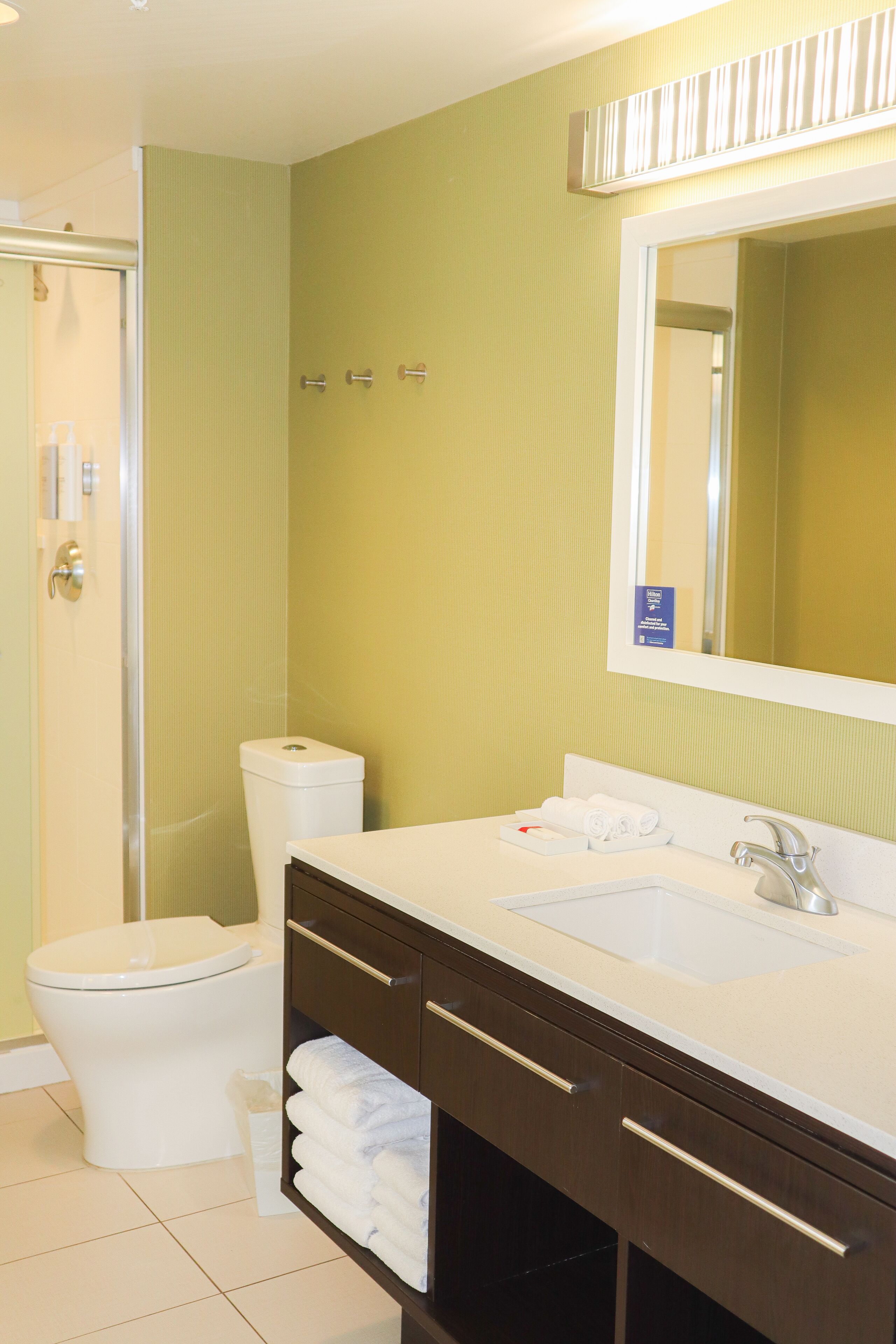 free toiletries, hair dryer, towels, soap