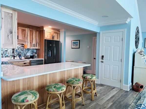 Ferienhaus, 4 Schlafzimmer | Eigene Küche | Wasserkocher mit Kaffee-/Teezubehör, großer Kühlschrank, Mikrowelle