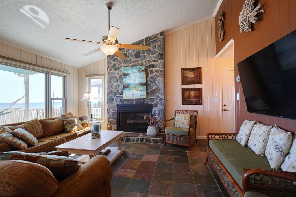 Hus, 4 soverom | Oppholdsområde | Flatskjerm-TV