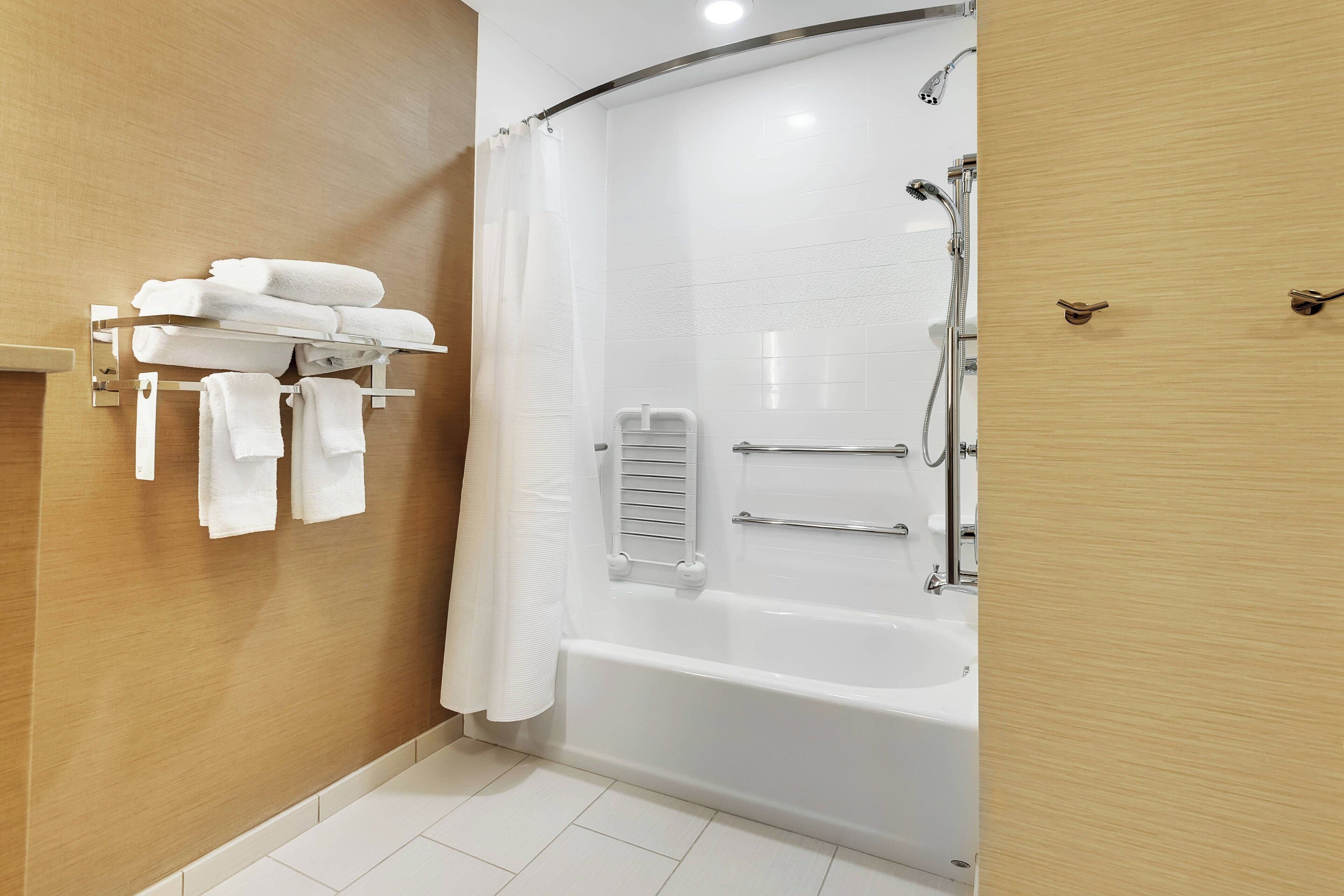suite, 1 king bed with sofa bed | bathroom | free toiletries, hair dryer, towels