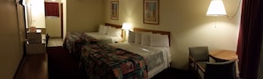 Basic Room, 2 Queen Beds | Desk, cots/infant beds, rollaway beds, free WiFi - Surfside Motel (Wisconsin Dells)