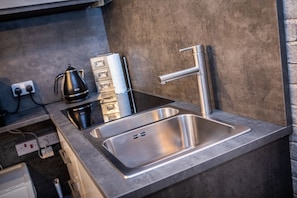 Estudio Premier, baño en la habitación (Studio 1 - Family) | Vista desde la propiedad