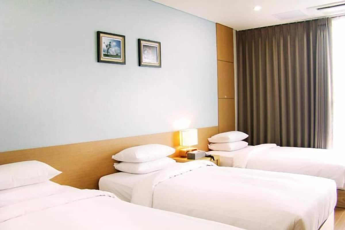 Minibar gratuït, escriptori i cortines opaques