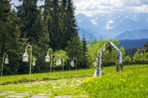 Área de bodas al aire libre