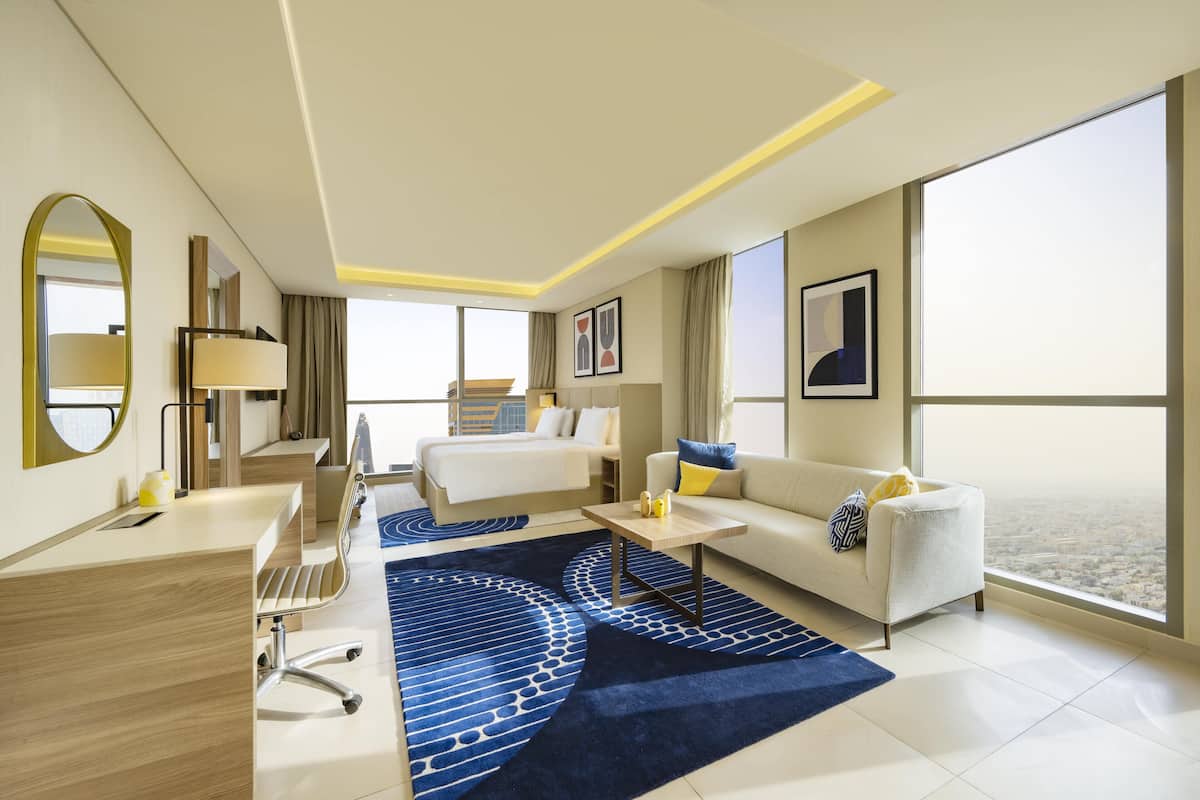 suite, 2 bedrooms, city view | 1 bedroom, premium bedding, minibar, in-room safe