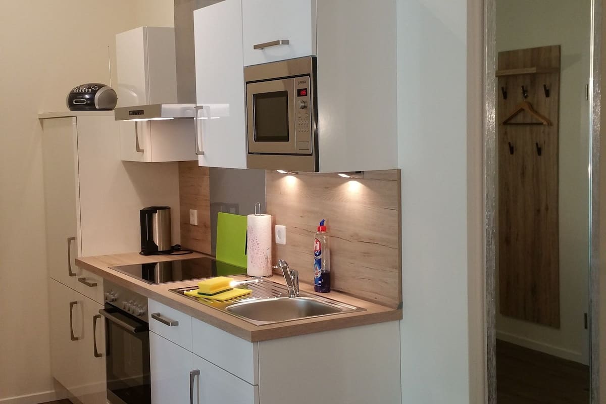 apartment, 1 bedroom, annex building (50 - 200m to main building) | private kitchen | coffee/tea maker, electric kettle