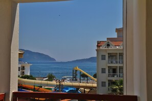 Blick von der Unterkunft