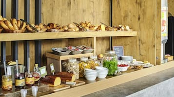 Daily buffet breakfast for a fee