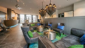 Sitteområde i lobbyen